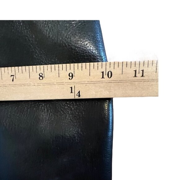 Margot NY Black Leather Crossbody Shoulder Bag with Easy Phone Access - Picture 6 of 11